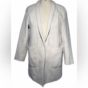 Zara Cream Outerwear Jacket